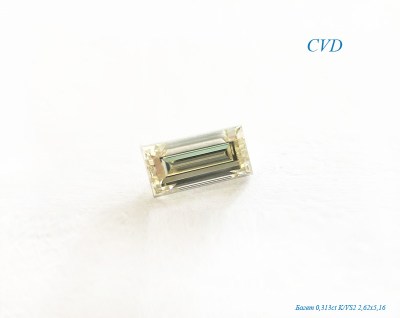 Бриллиант CVD (Багет 0,313ct K/VS2 2,62x5,16мм)