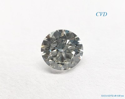 Бриллиант CVD (КР57 / 0,411ct  K/VS1  4,8мм)