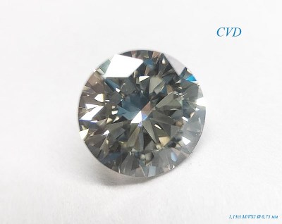 Бриллиант CVD (КР57 / 1,13ct  M/VS2  6,75мм)
