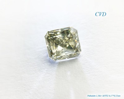 Бриллиант CVD (Радиант 1,563ct M/VS2 6,17х6,52мм)